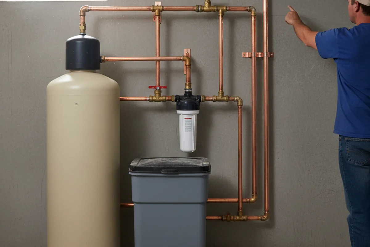 Whole-house water treatment system installed in Thelma